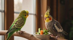 Comment nourrir une perruche : graines, extrudés, fruits et légumes expliqués