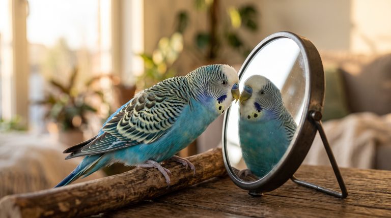 Perruche miroir : comprendre l'attachement au reflet
